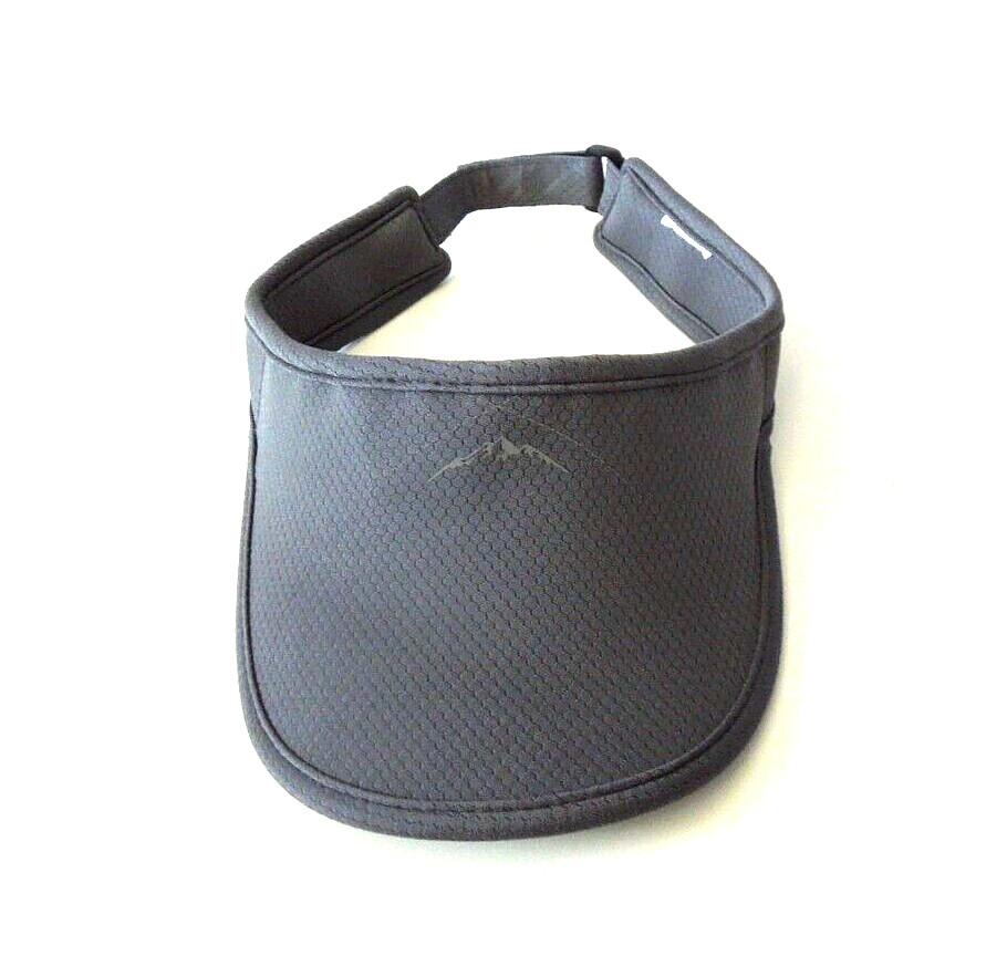 gray visor - one size fits most - mountain logo