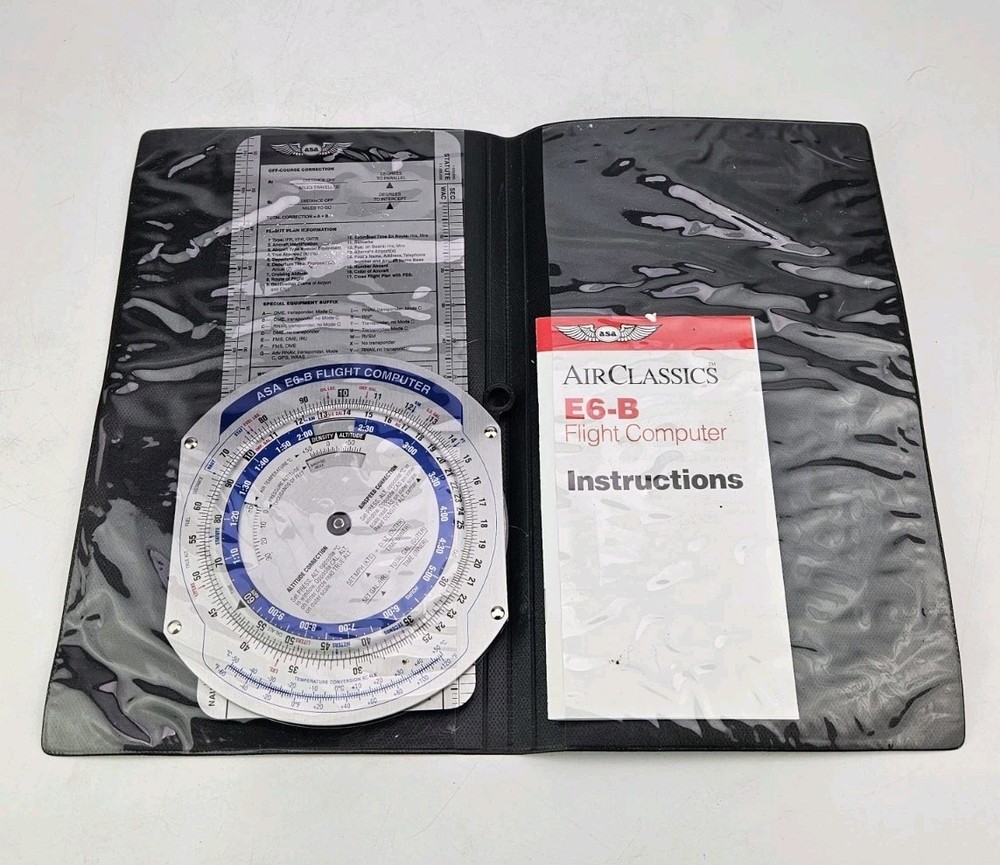 ASA E6B Manual Flight Computer (Aluminum)