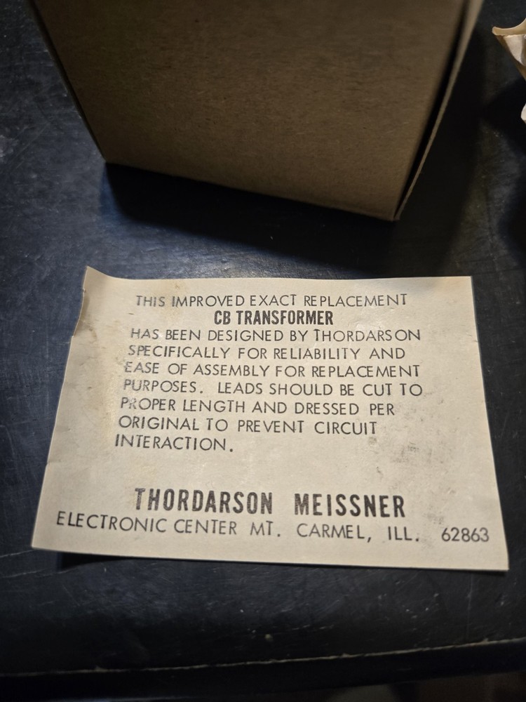 Thordarson TR754 CB Output/Modulation Amplifier