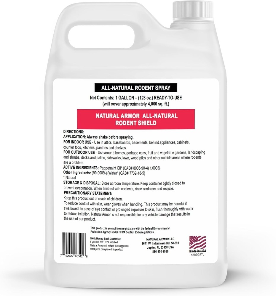 Peppermint Rodent Repellent Spray