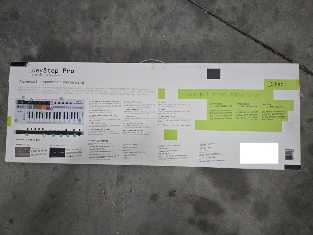 Arturia KeyStep Pro 37-Key Controller and Sequencer