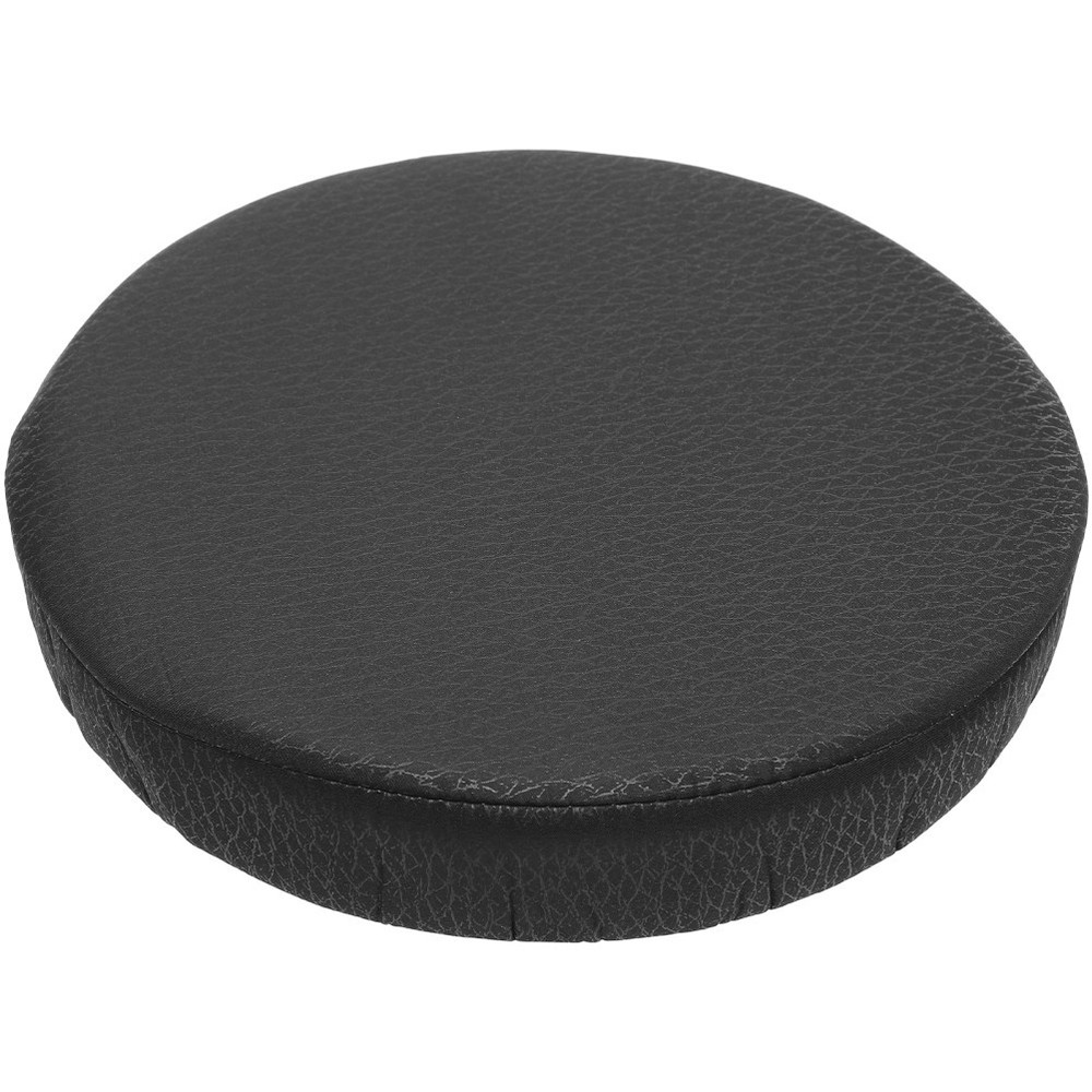 Round Black Stool Cushion Cover Elastic Comfortable Protector