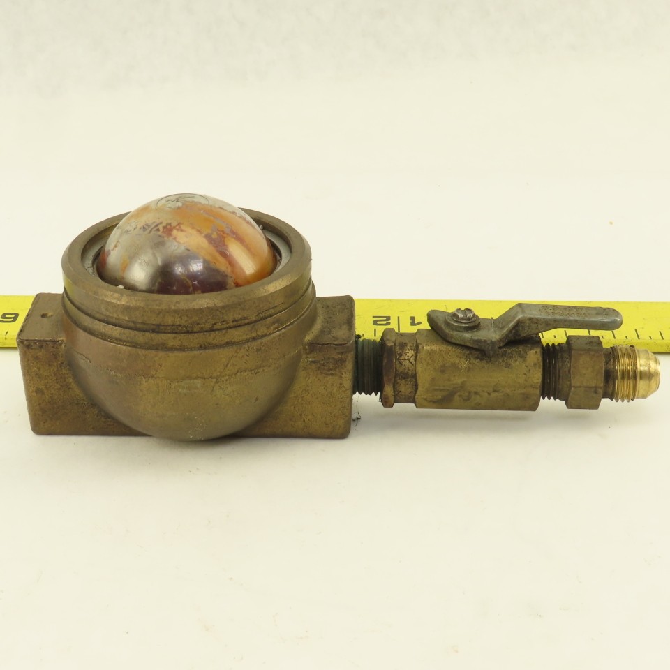 Machine Products Corp. 1/4" Brass Sight Flow Indicator