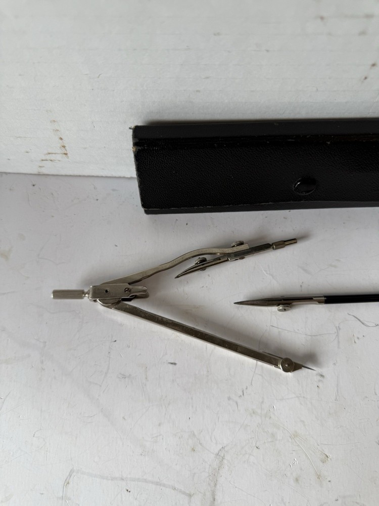 Vintage Hago & Co. Drafting Compass With Case