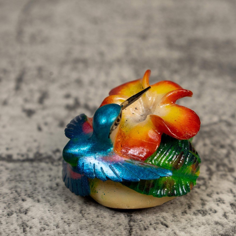 Stupendous Hummingbird Tagua Carving