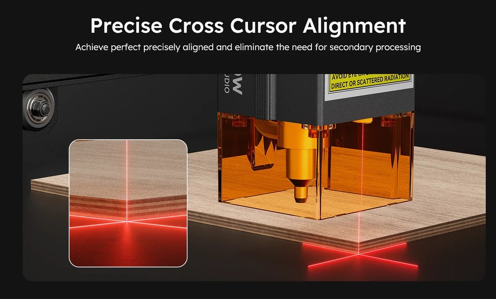 Used AtomStack A20 Pro V2 Laser Engraver 400mm/s High Speed 0.01mm Precision
