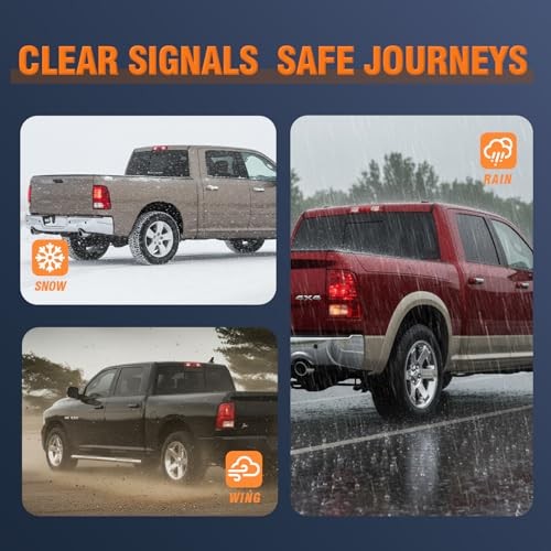 Tail Light Assembly Compatible With 2009-2018 Dodge Ram Right Passenger Side