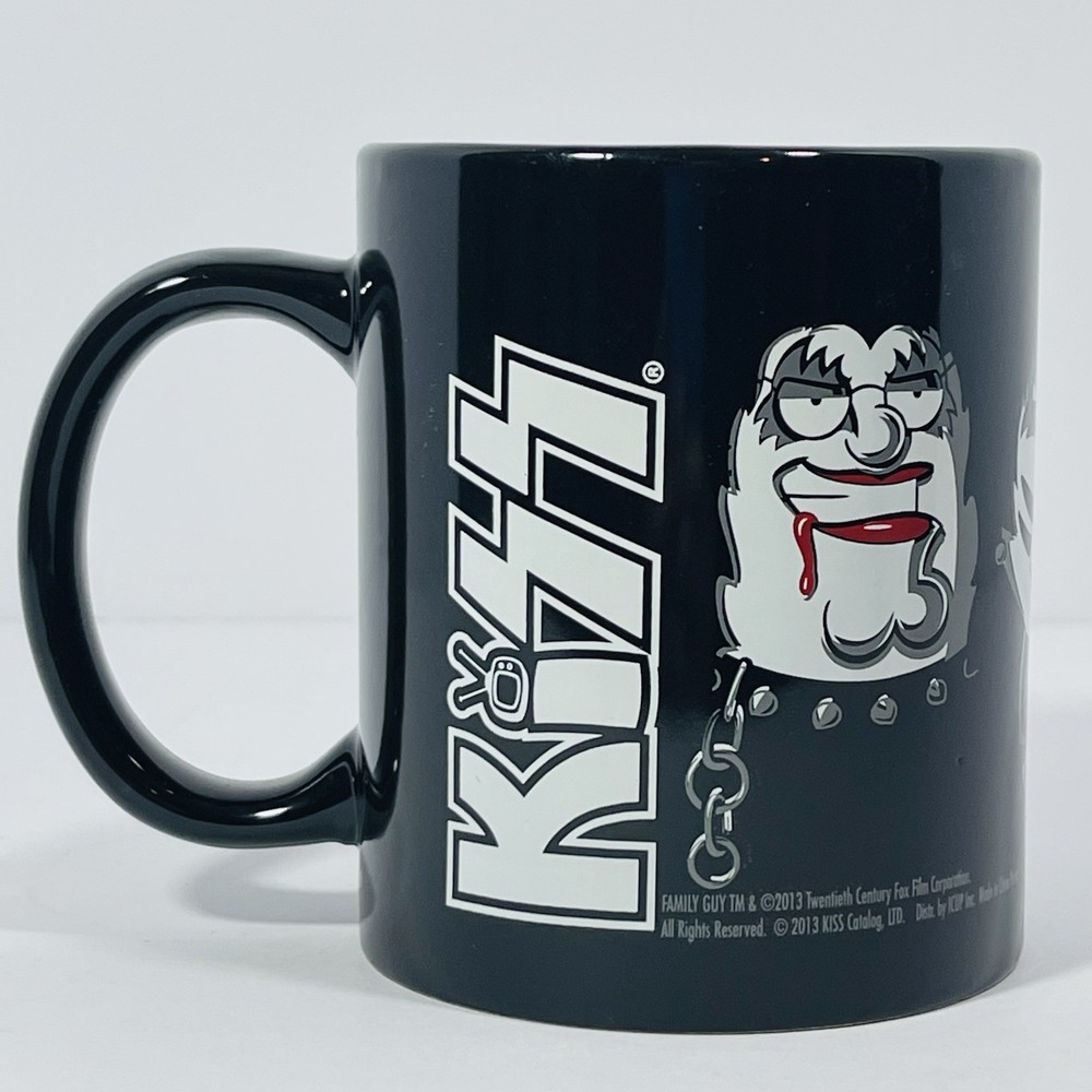 RARE Family Guy KISS Coffee Cup Black