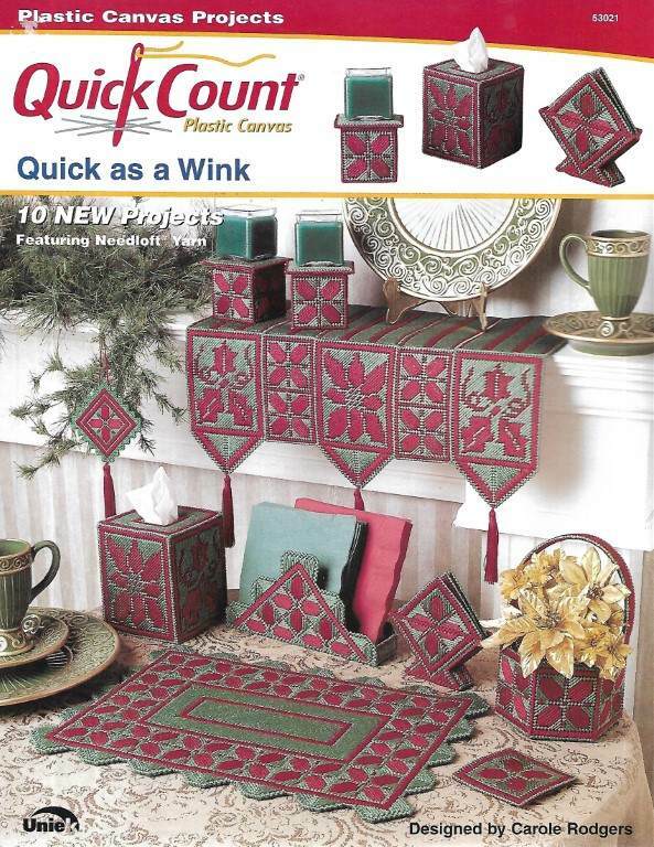 QUICK COUNT PLASTIC CANVAS QUICK AS A WINK 10 PROJECTS HOLIDAY