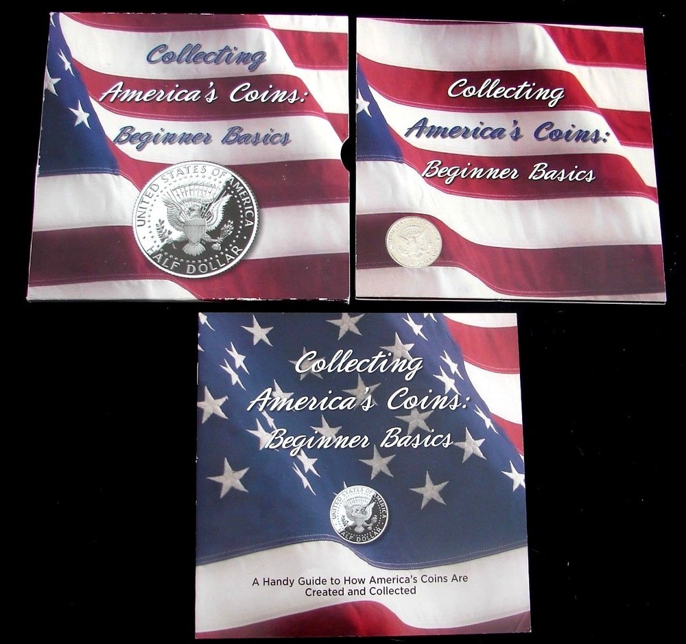 COLLECTING AMERICAS COINS BEGINNER BASICS - 2005 HALF DOLLAR  + BLANK CENT