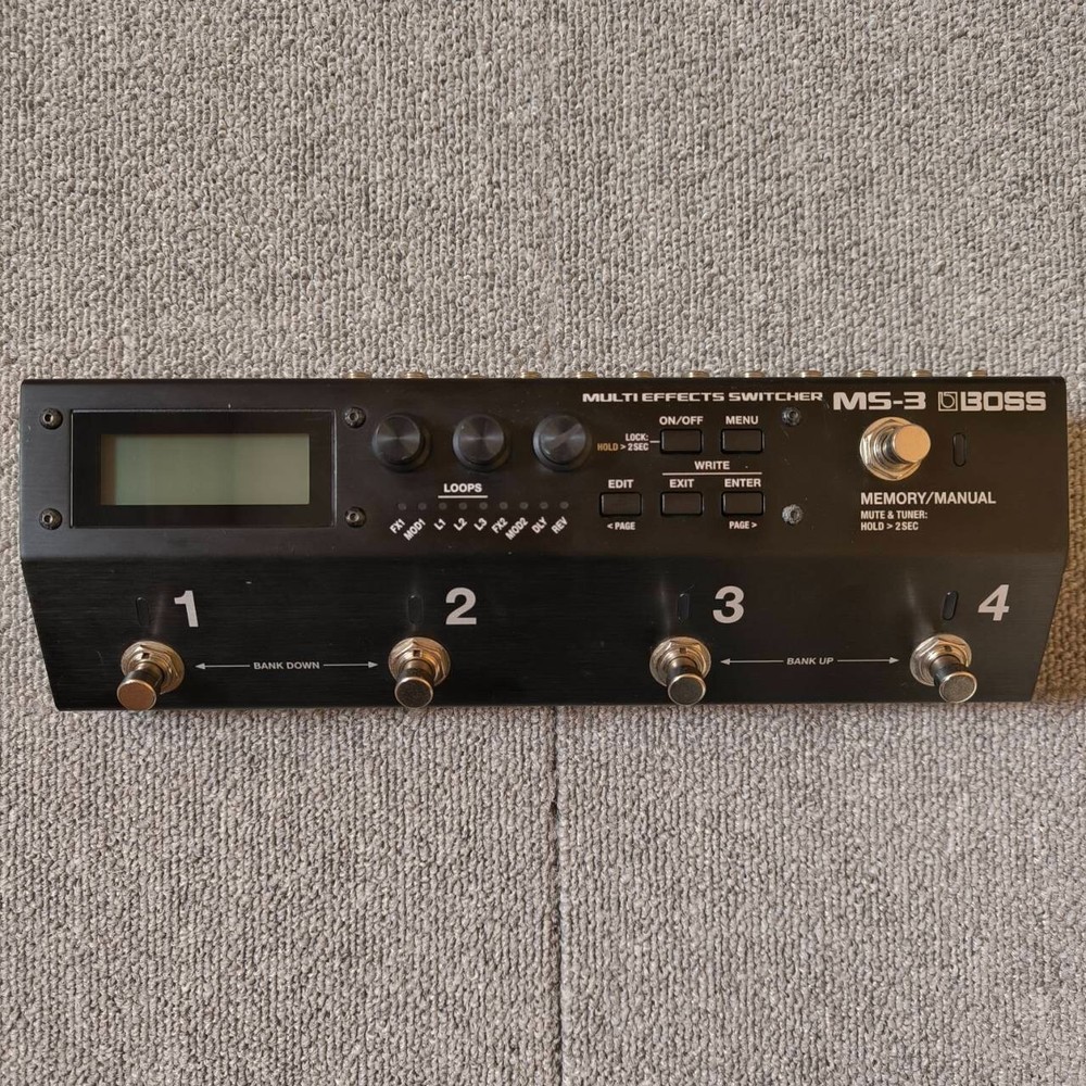 Boss MS-3 Multi Effects Switching Pedal Loop Switcher From Japan