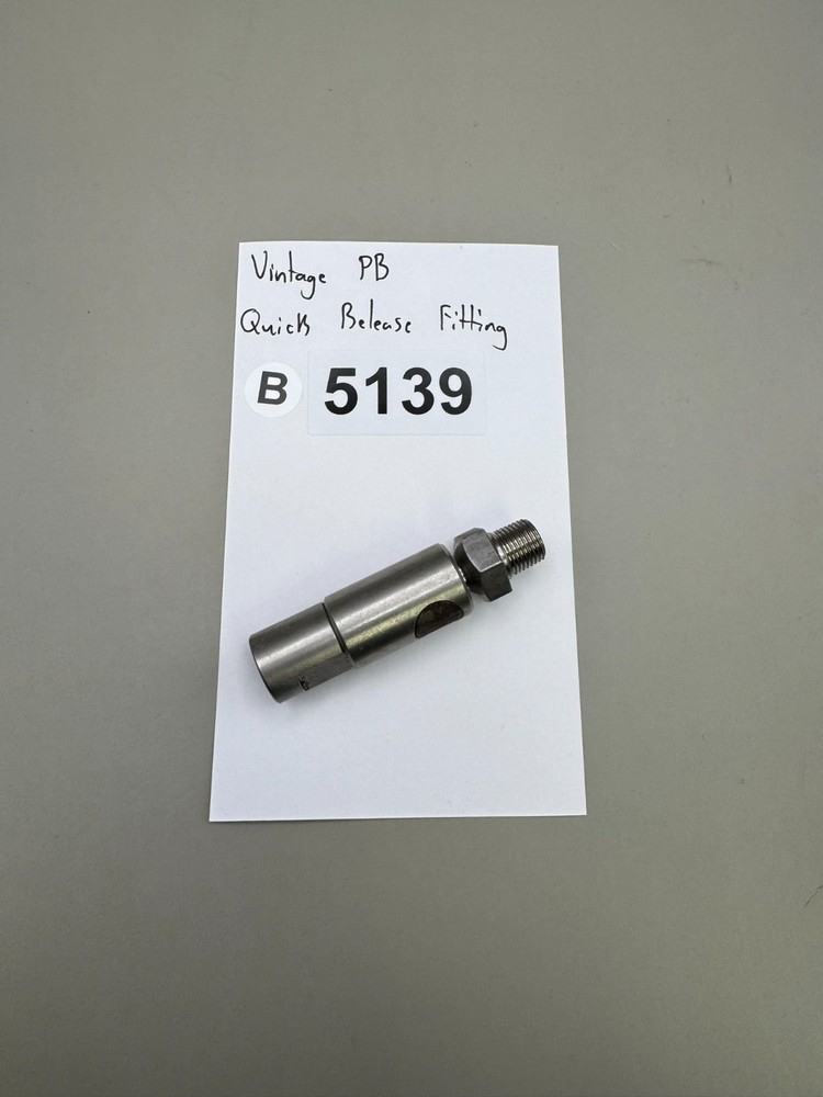 Vintage PB Quick Release Fitting-Gloss Silver
