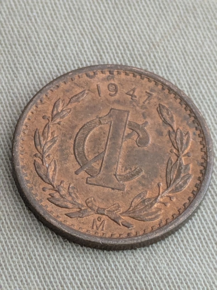 Mexico 1 Centavo 1947-Mo KM#415