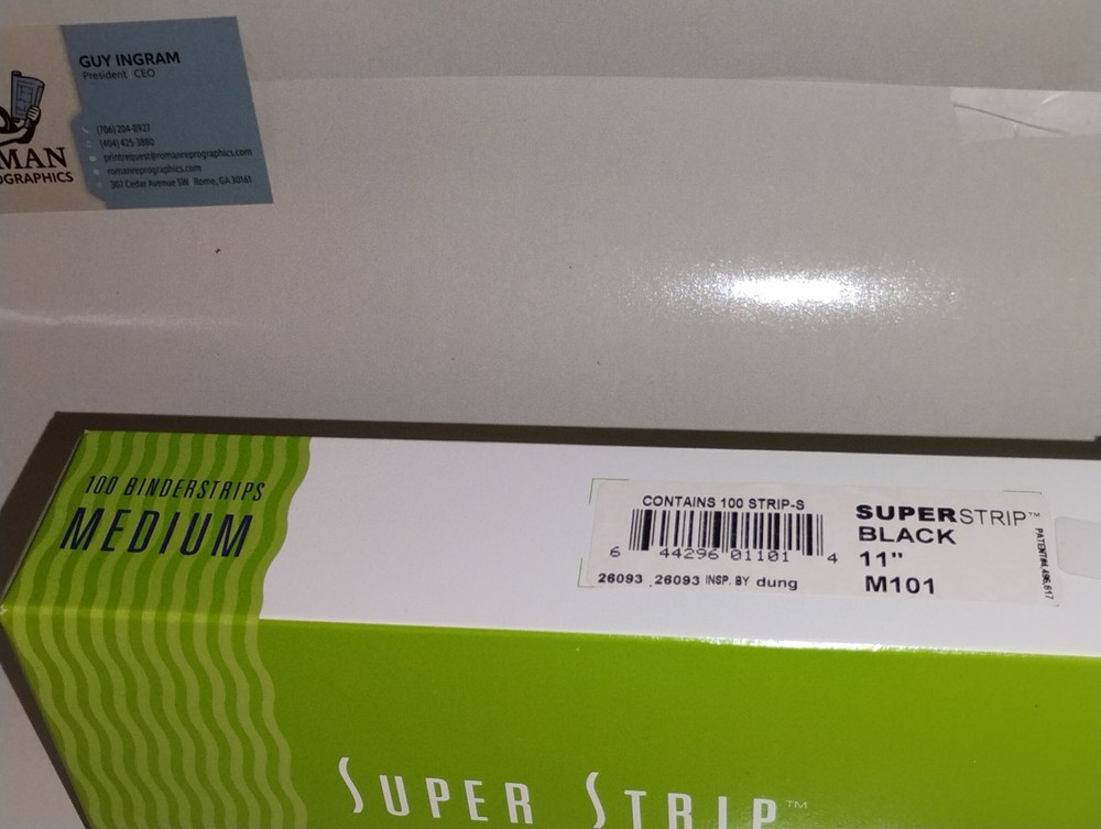 Wide Black 11" Superstrips