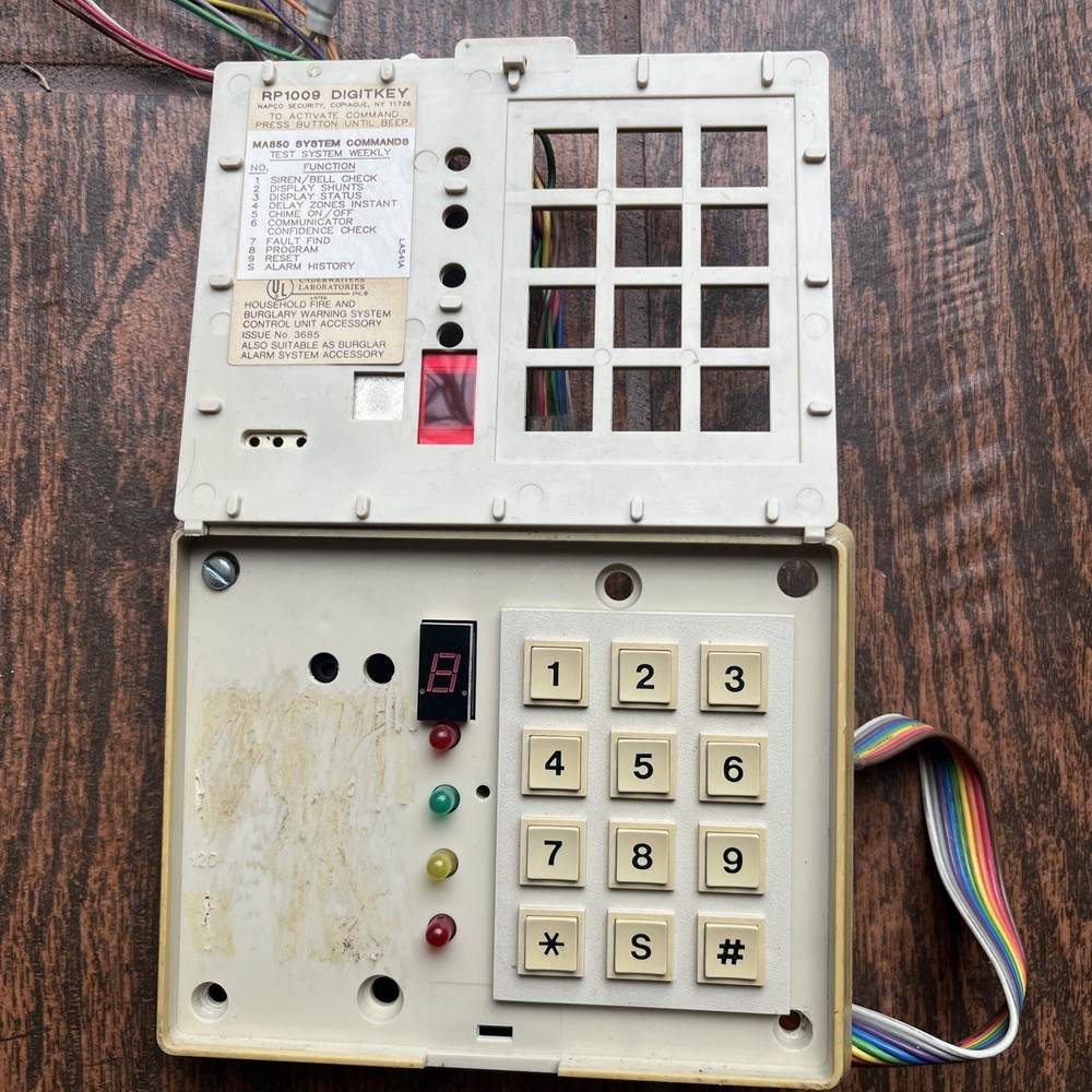 Napco  RP1009 Computerized Security System Keypad