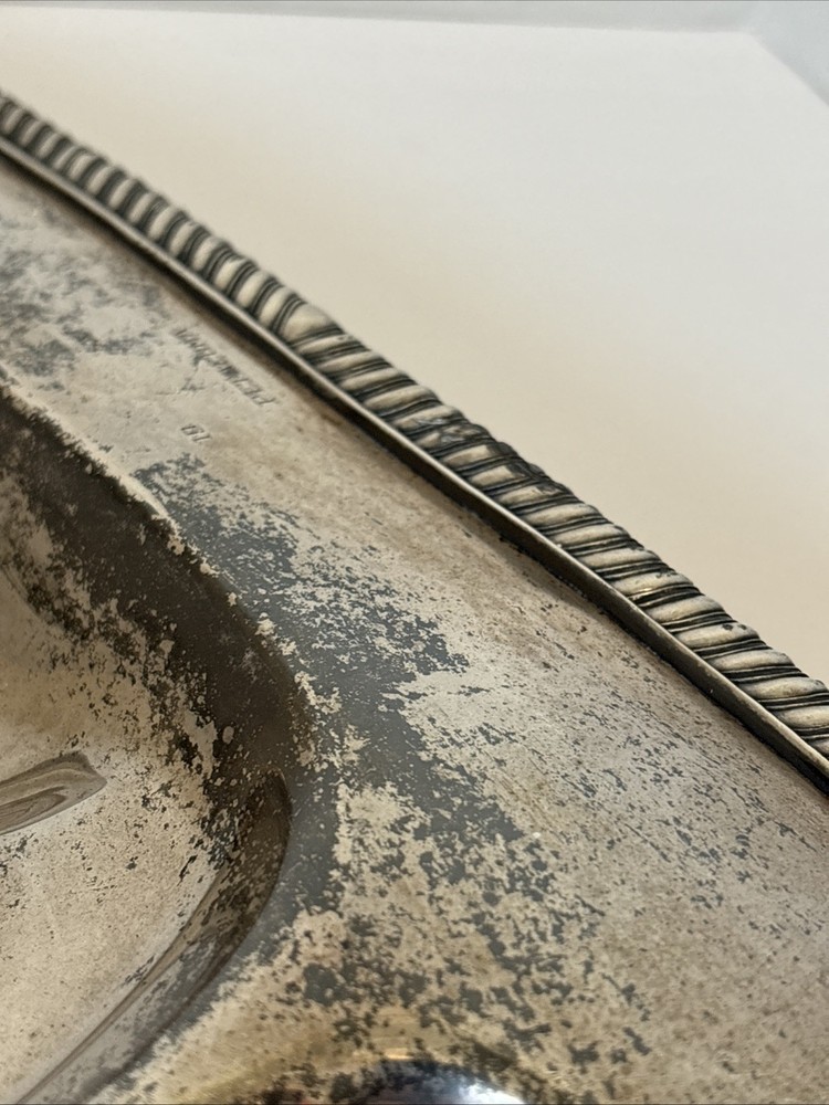 Vintage FB Roger’s Silverplate 7714 Meat Fruit Platter Tray 20" X 14"