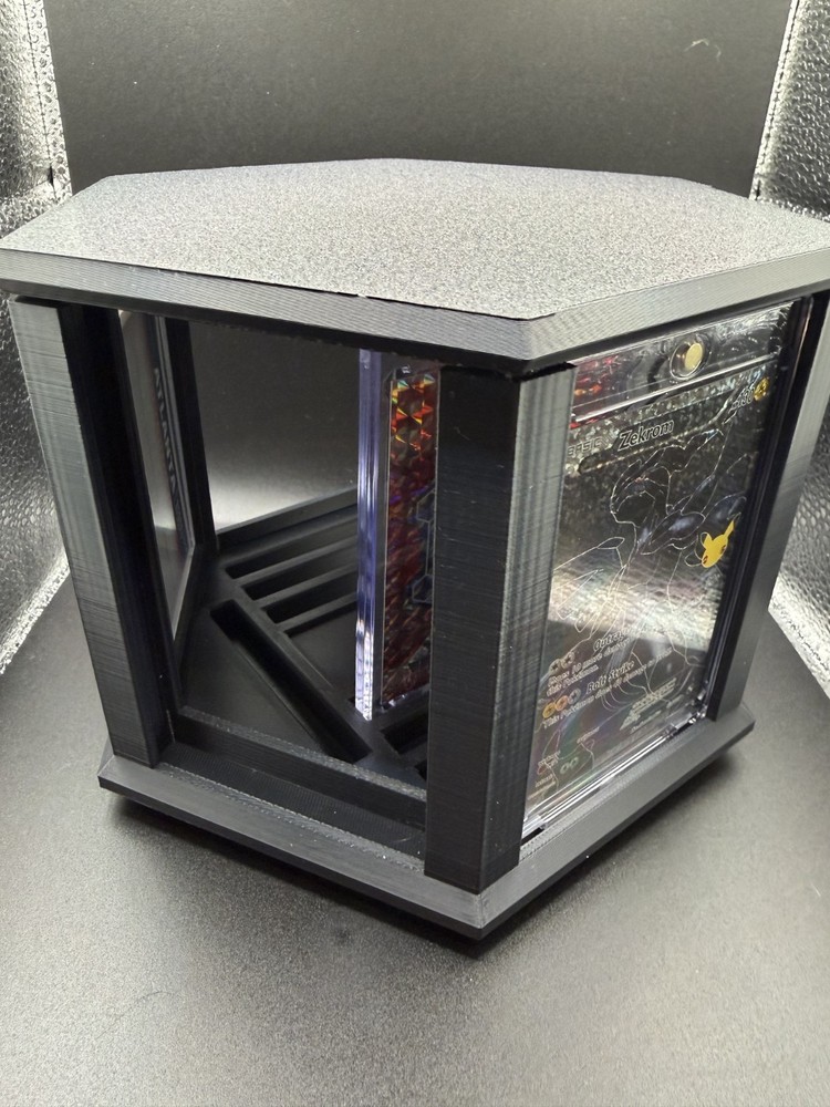 Rotating Card Display - One Touch 35pt mag rotating hexagon