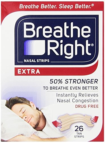 6 Pack Breathe Right Nasal Strips Extra 26 Each