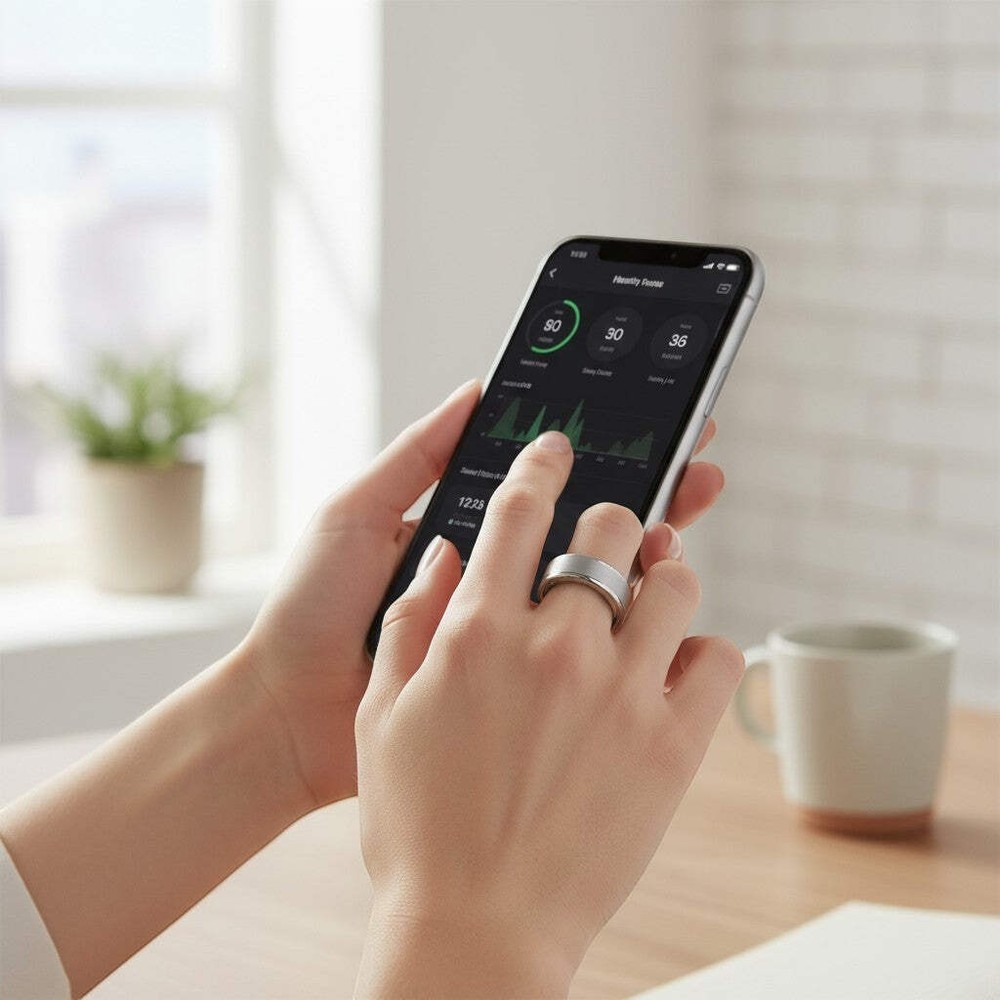 Smart Ring Fitness Tracker | No Subscription | Size 9