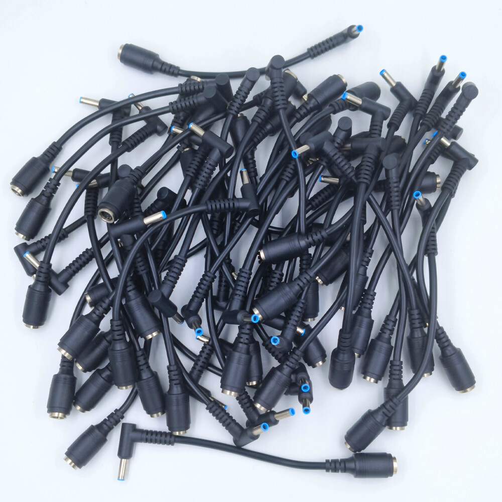 LOT DC/AC Power Charger Converter Adapter Cable 7.4mm To 4.5mm For HP/Dell