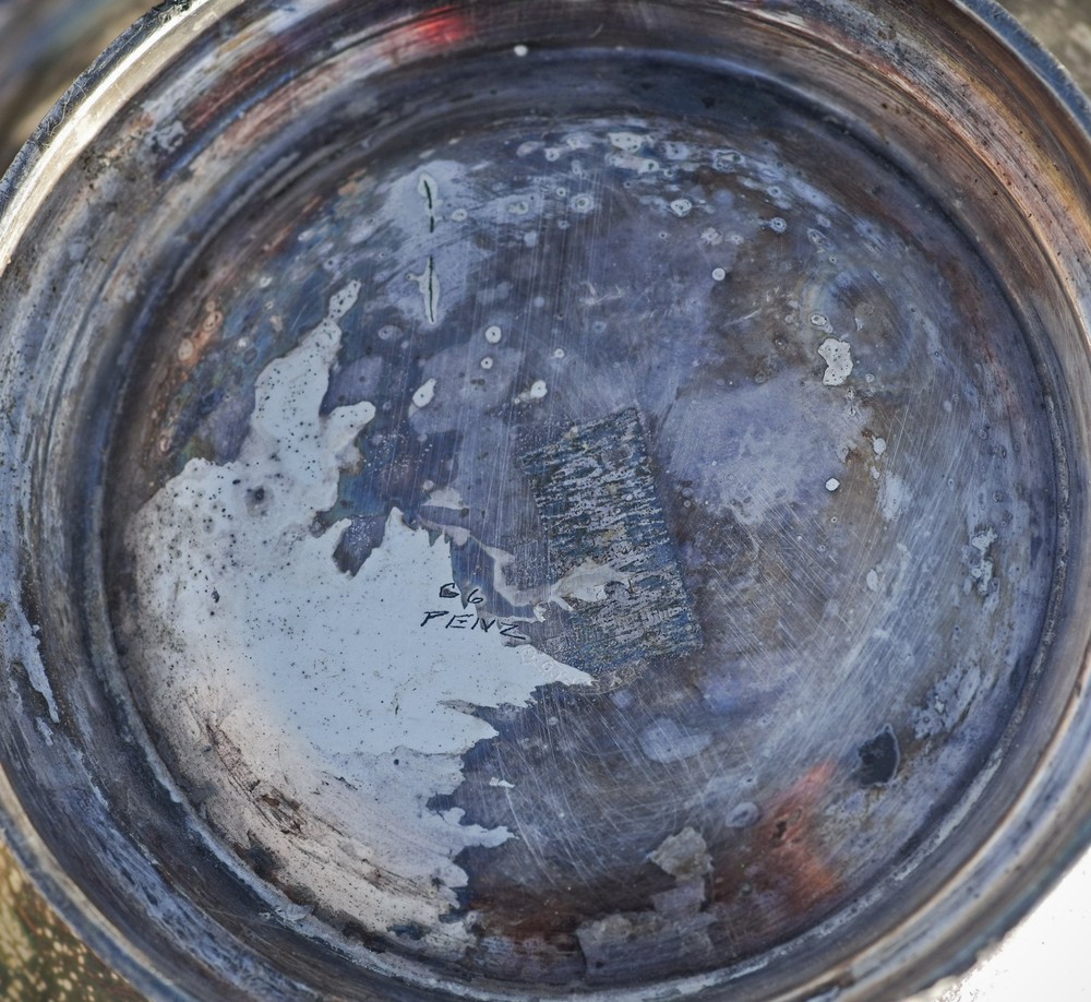 ANTIQUE Silver Plate Large Console BOWL Derby Silver Co. Made in USA c.1890's