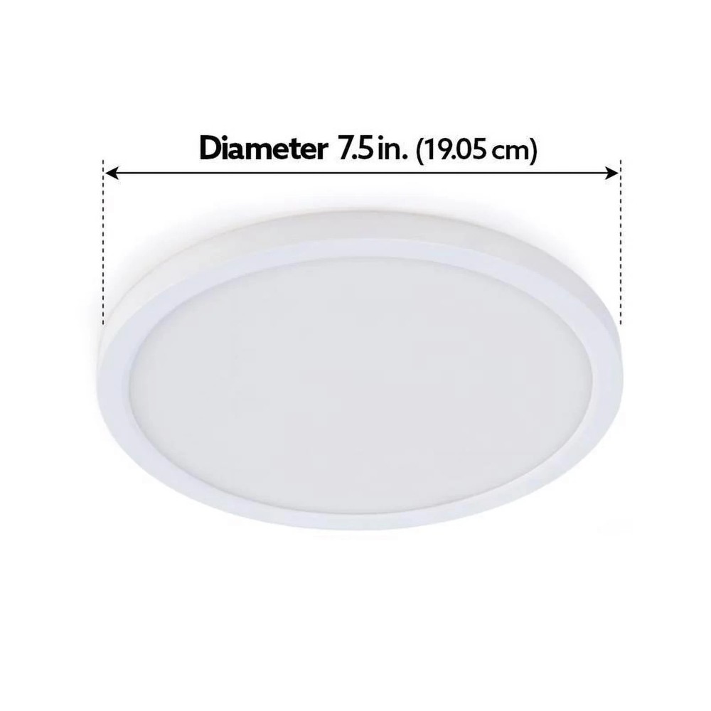 FEIT ELECTRIC Round Flat Panel Ceiling Downlight Dimmable Color Change 4 PACK