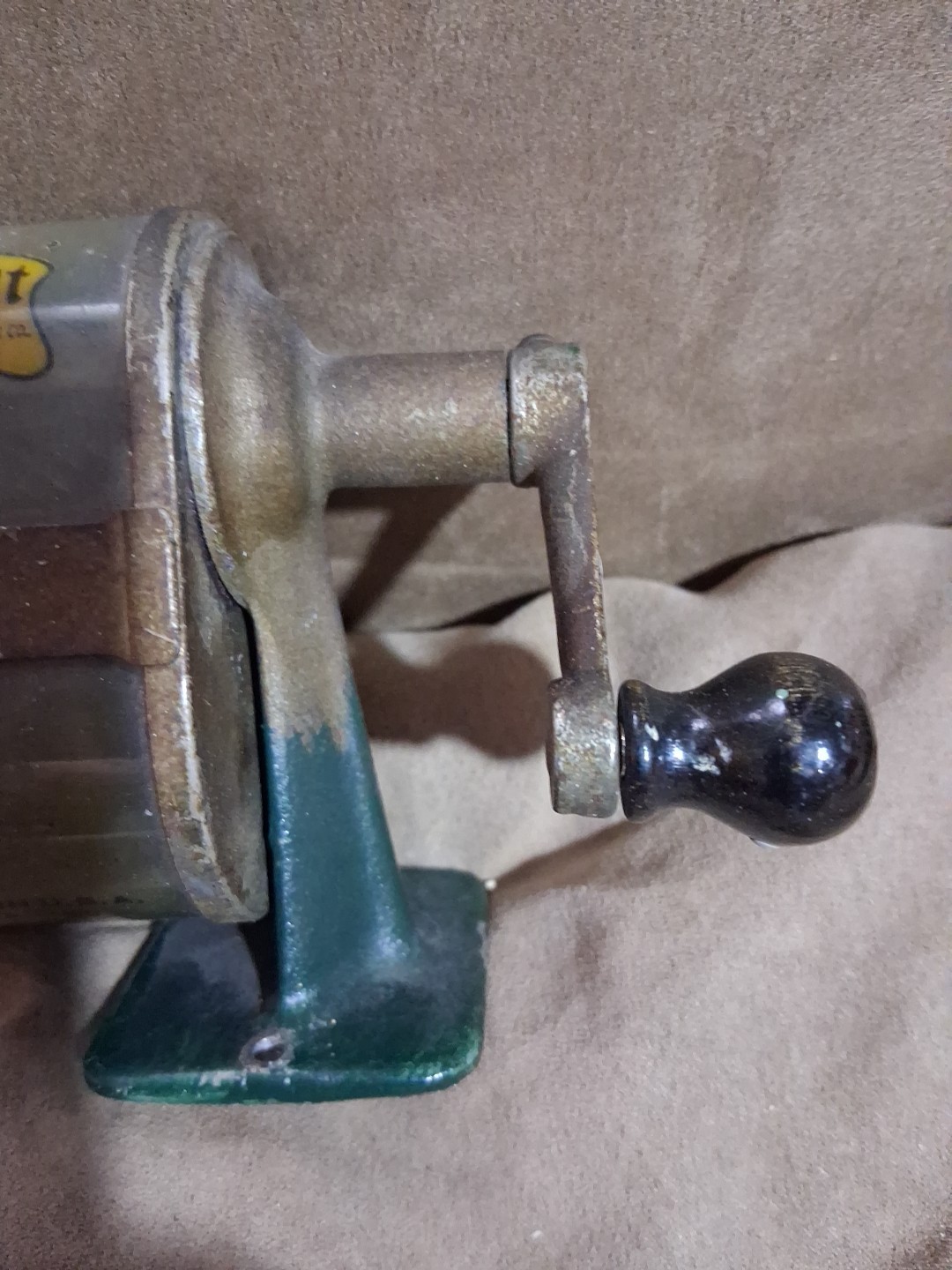 Vintage Pencil 1920's GIANT Sharpener The Automatic Pencil Sharpener Co. USA