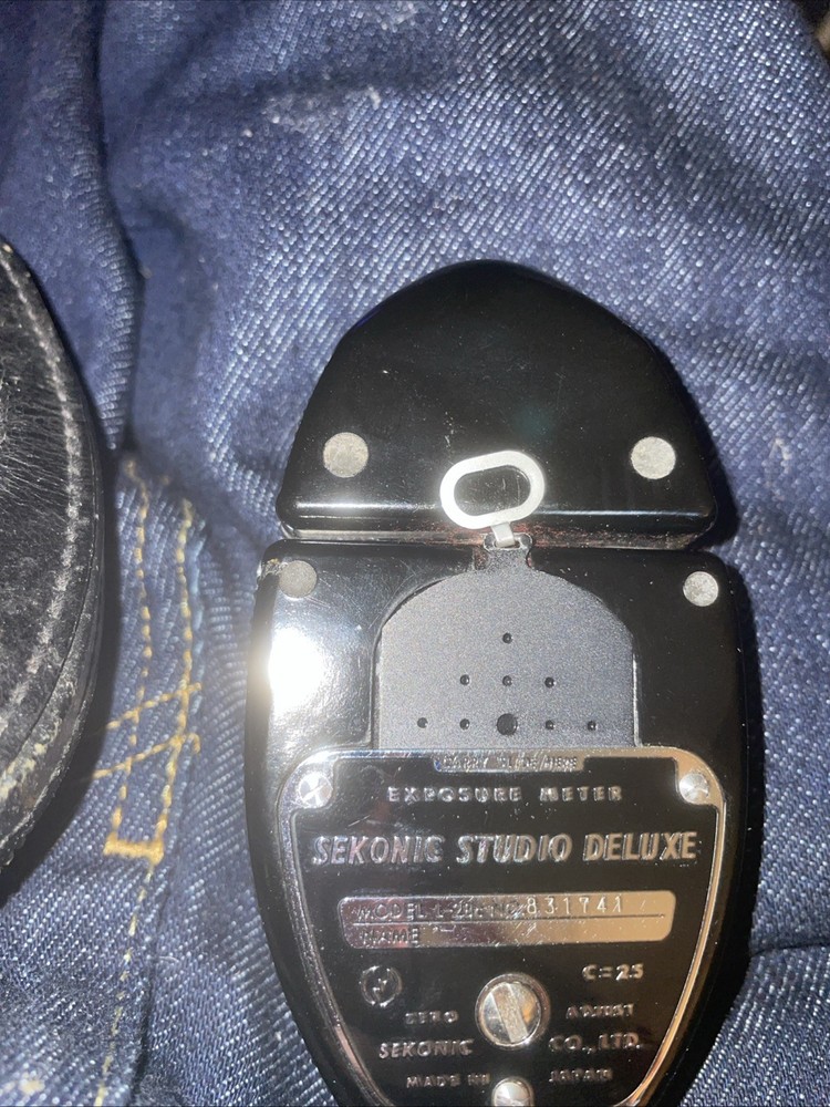 Sekonic Studio Deluxe Model L-28C Exposure Meter w/ Case