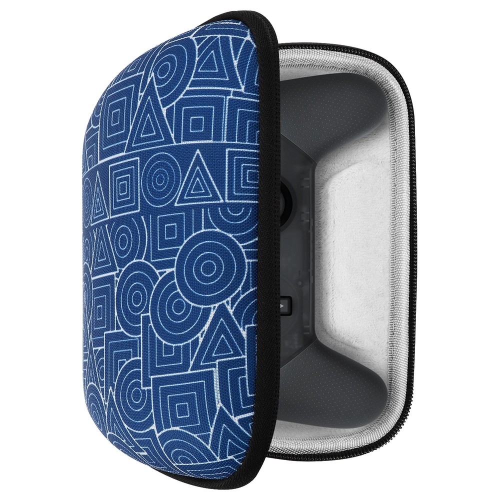 Geekria Controller Travel Case Compatible with Nintendo Switch Pro (Blue)