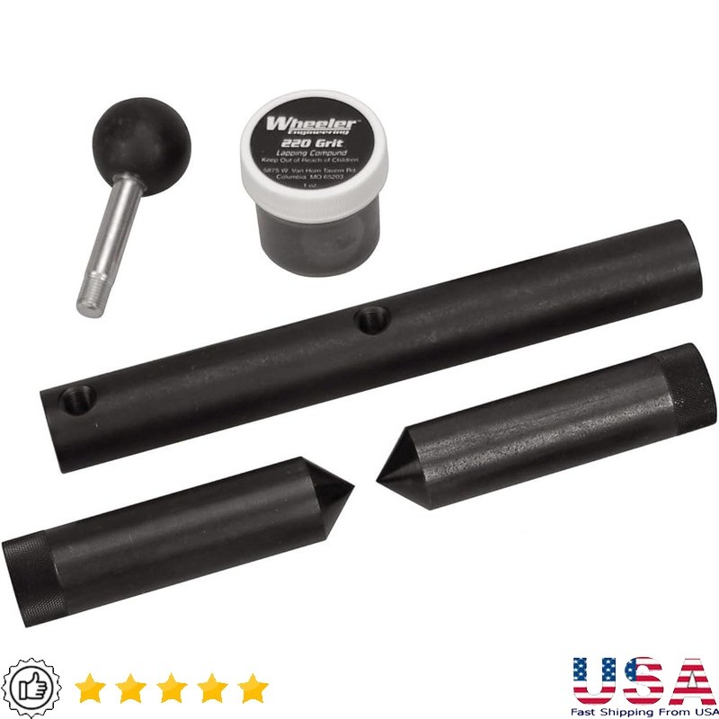 Scope Ring Lapping Tool W/ Alignment Bars & 220 Grit Compound Precision New