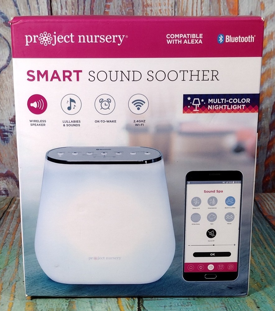 Project Nursery Smart Sound Soother - Bluetooth - NEW