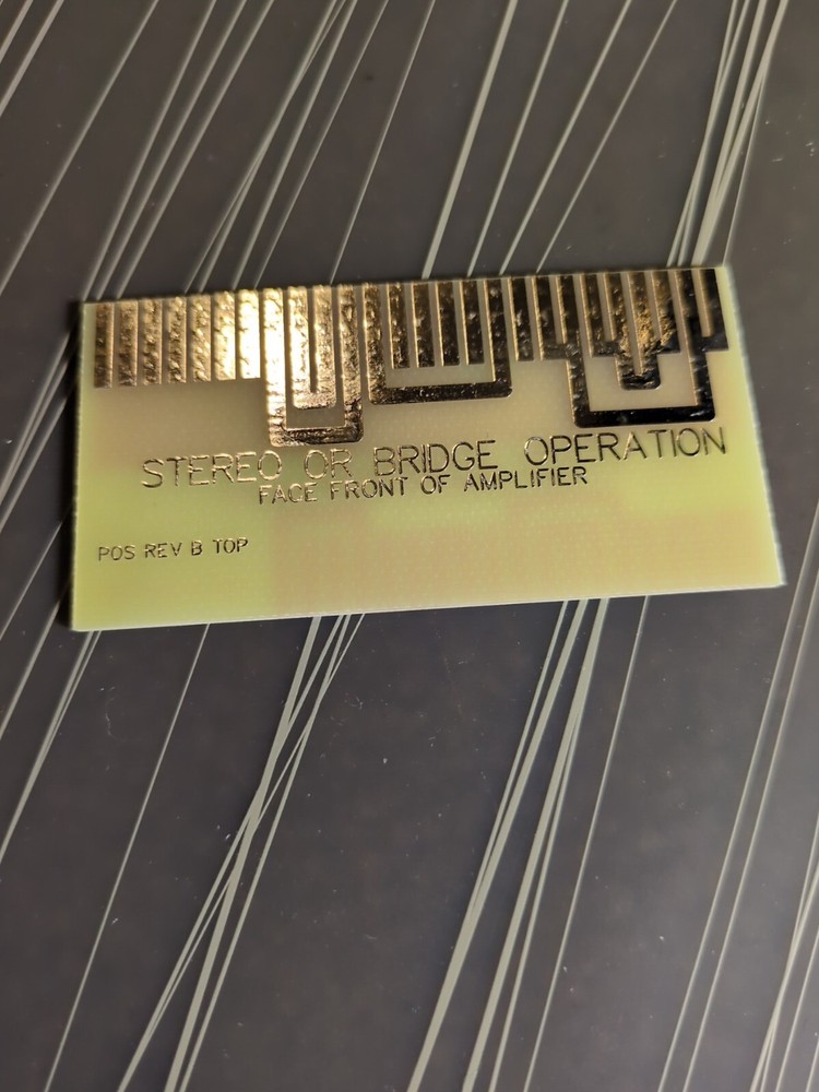 (1) Hifonics Generation X Parallel Output System Card Old School Rare