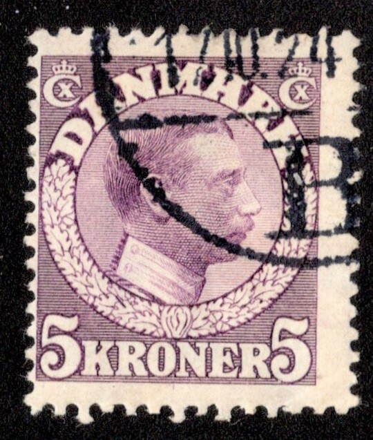 Denmark Scott 134 Used.