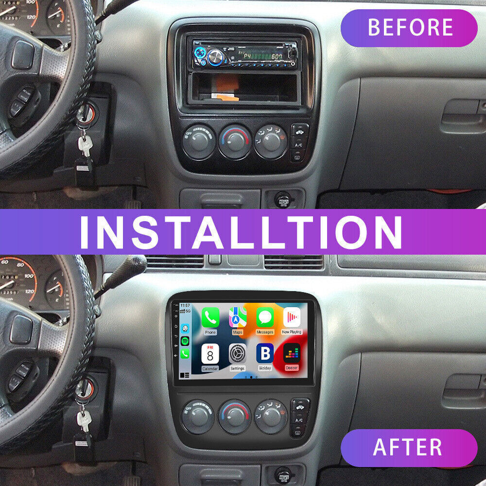 For Honda CRV 1997-2001 Radio Apple Carplay Car Stereo GPS Navi Android 13 2+32G