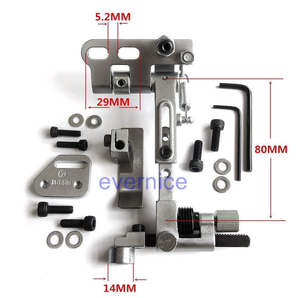 for DURKOPP 669 867 868 SUSPENDING EDGE GUIDE with ADPTOR BRACKET & SCREWS