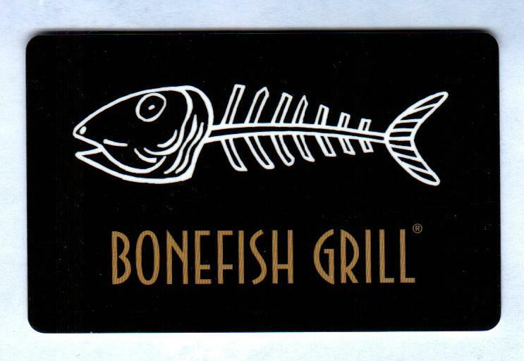 BONEFISH GRILL Collectible ( 2016 ) Gift Card ( $0 )