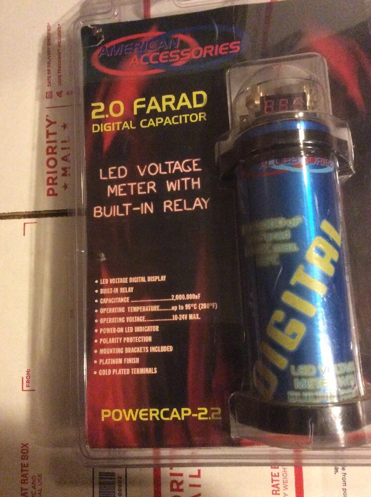 AMERICAN ACCESSORIES 2.0 FARAD DIGITAL CAPACITOR