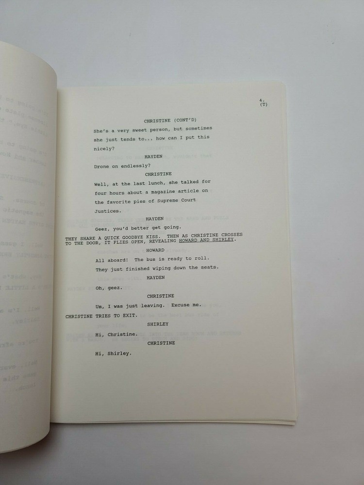 COACH / Eric Horsted 1994 TV Script, Georgia Engel "The Devil in Mrs. Burleigh"