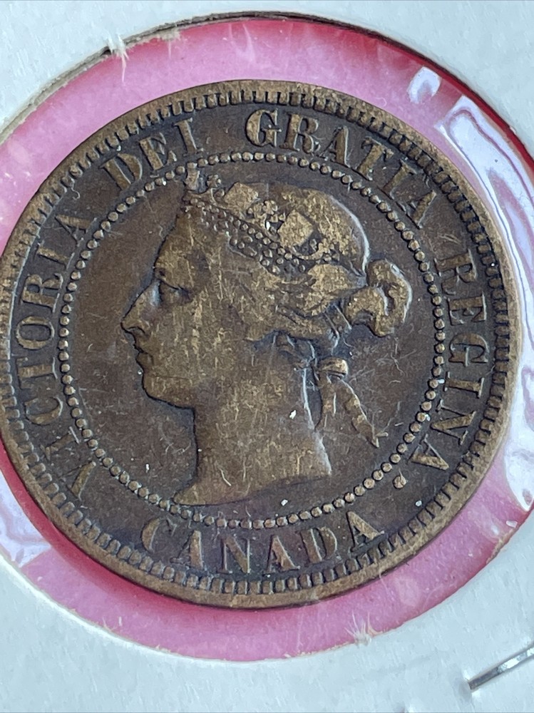 1886 Canada One Cent Coin