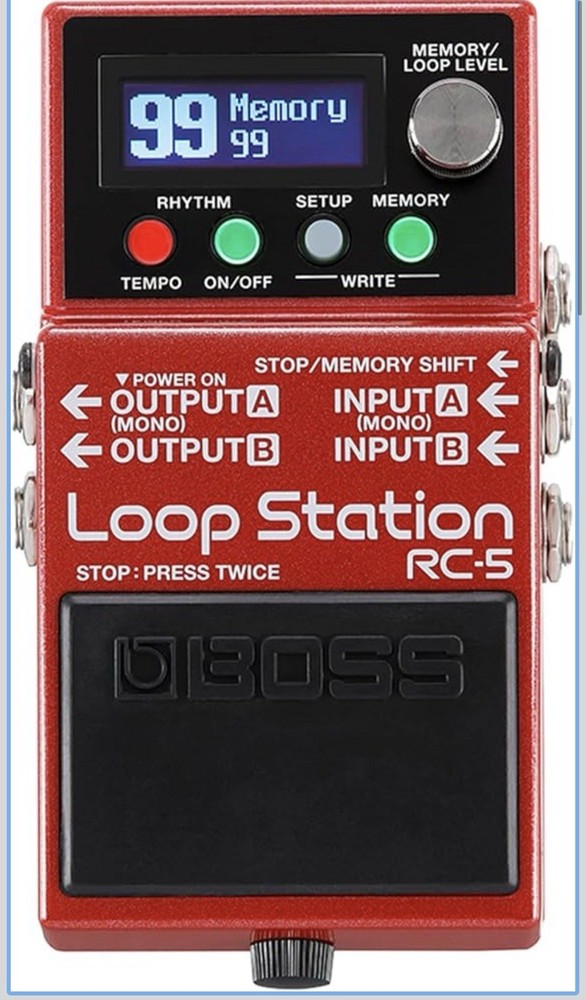 Boss RC-5 Loop Station - Red