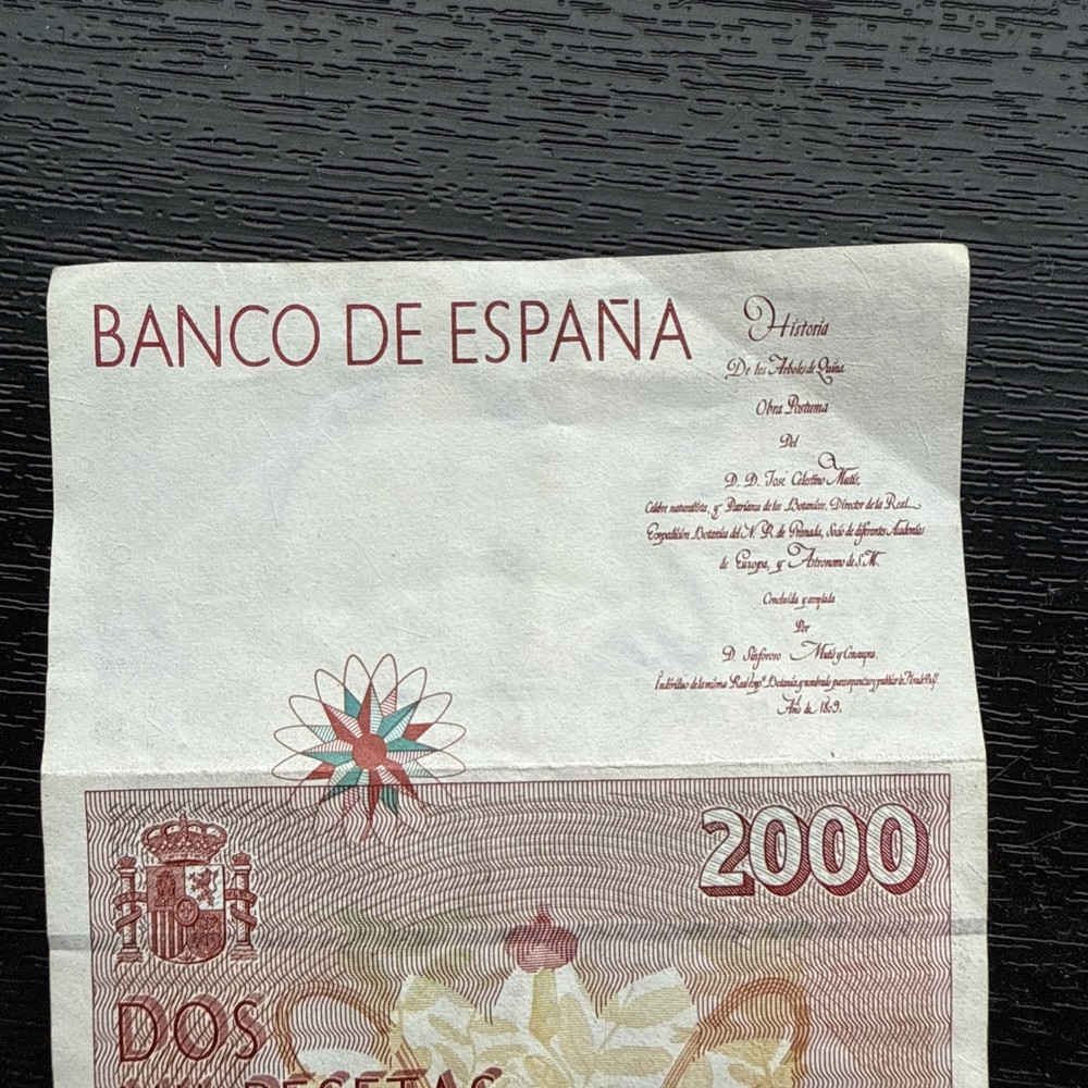 SPAIN 2000 Pesetas Banknote (1992)