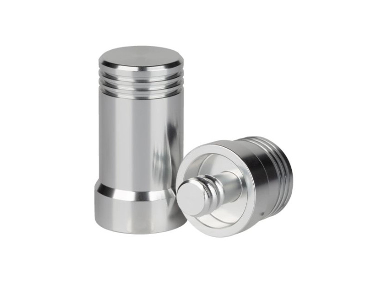 Action Threaded Aluminum Radial Joint Protector - Silver