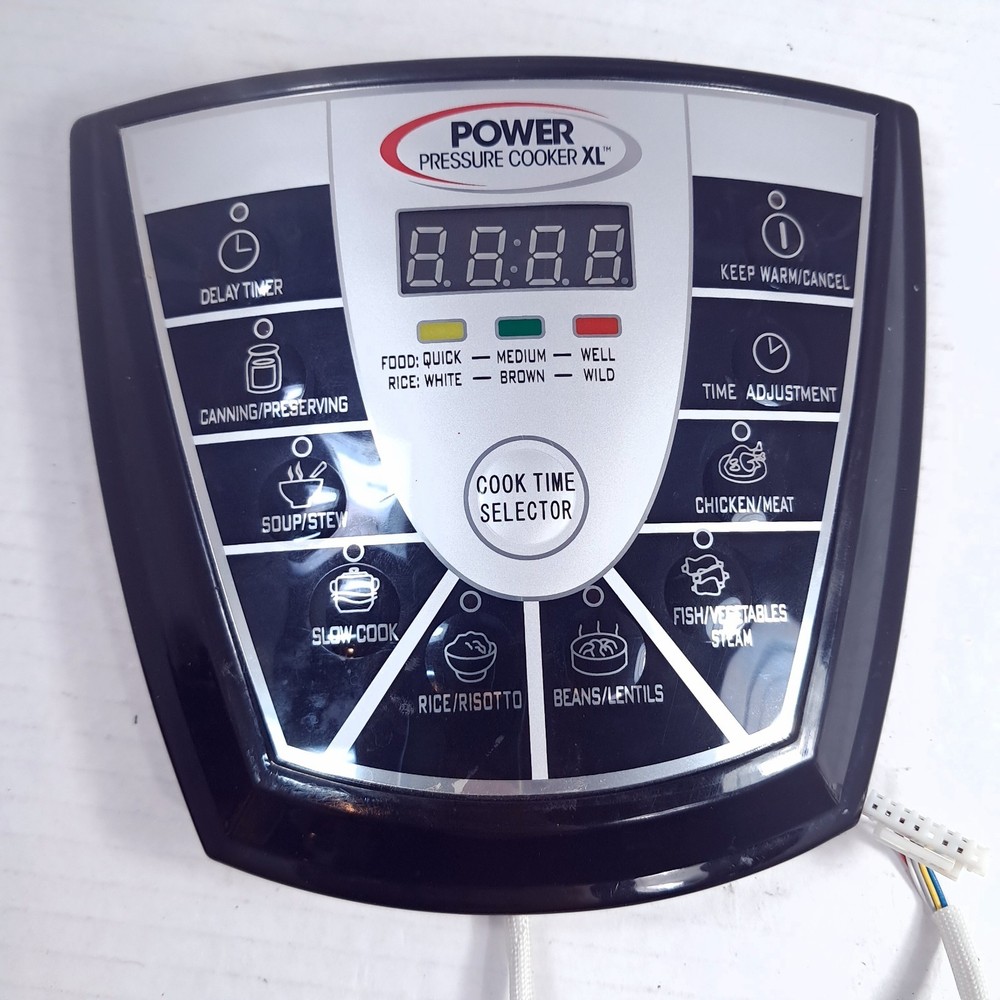 Power Pressure Cooker XL PPC790 control button panel digital replacement part