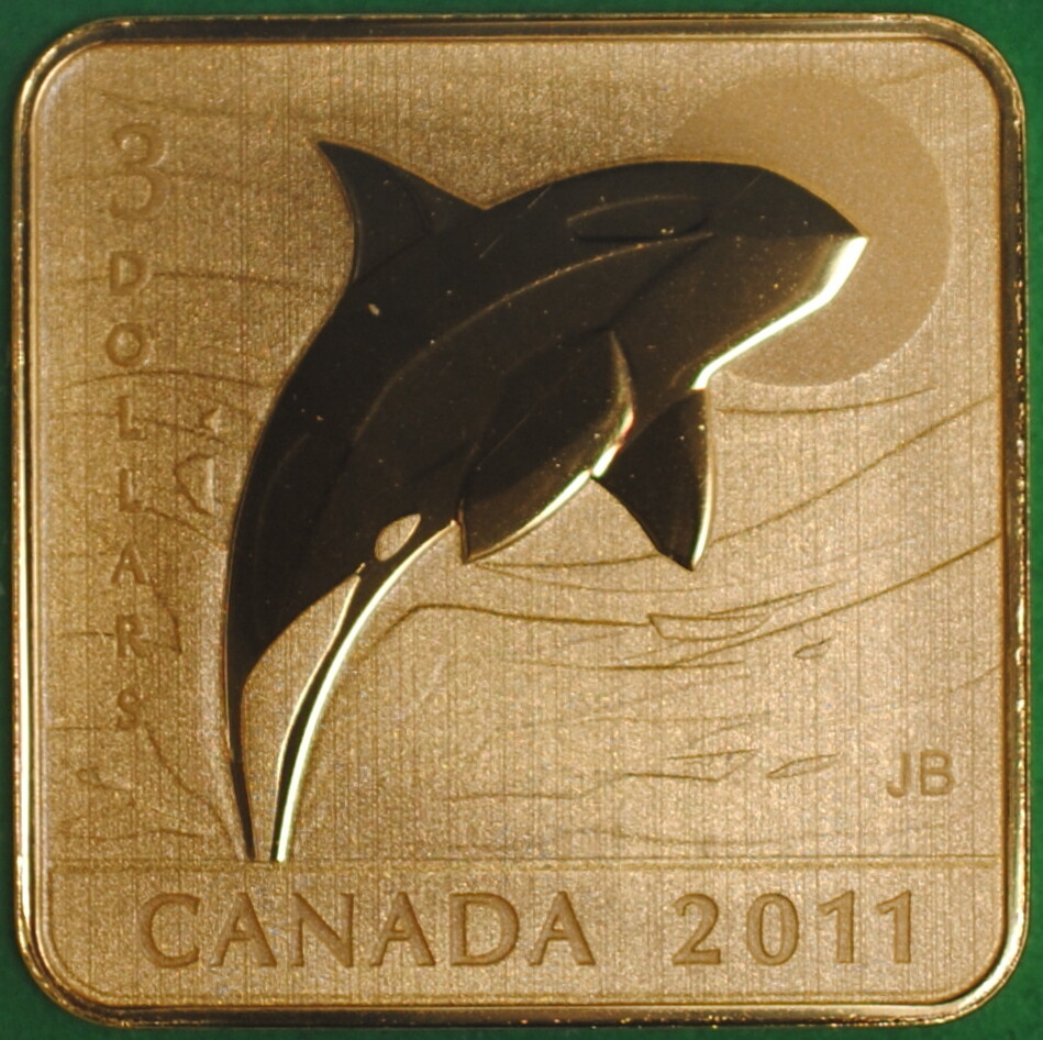 2011 Canada 3 Dollars Proof Orca