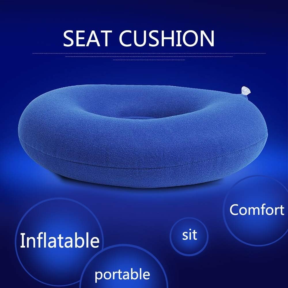 Easy Clean Inflatable Doughnut Cushion - Alleviate Sciatic Nerve Pressure
