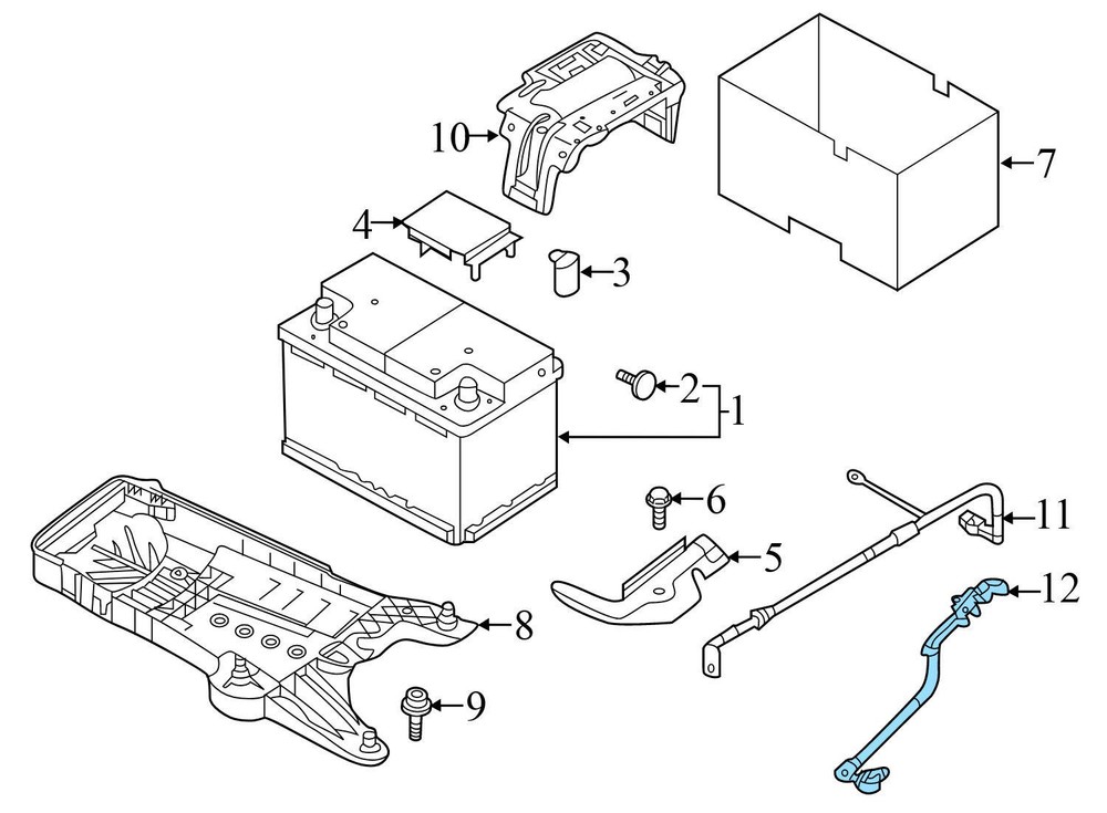 2018-2019 VW GOLF ALLTRACK - LEFT Blind SPOT Detection Control Module (Slave)