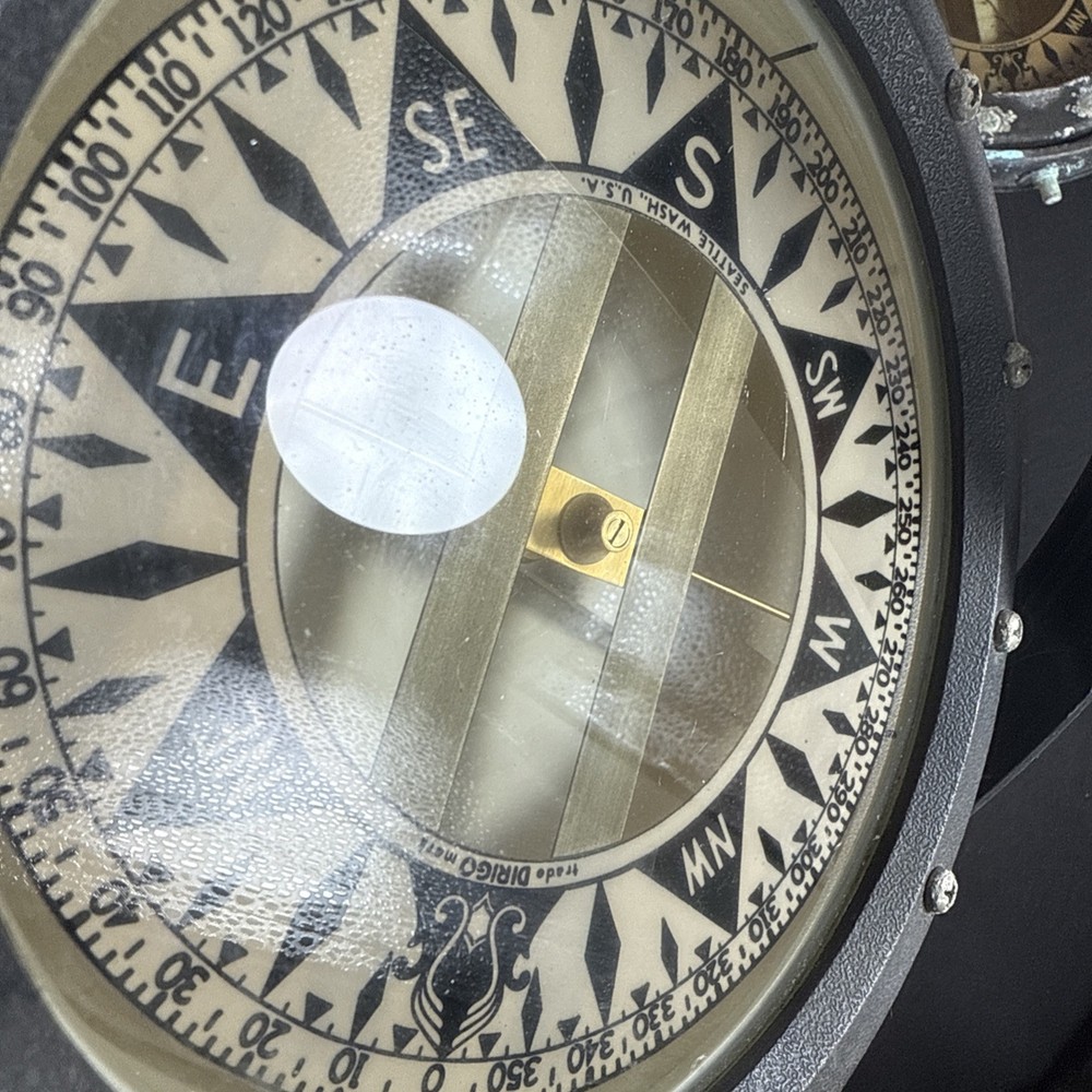 Maritime Compass Dirigo Compass & Instrument Co. Seattle Wa.