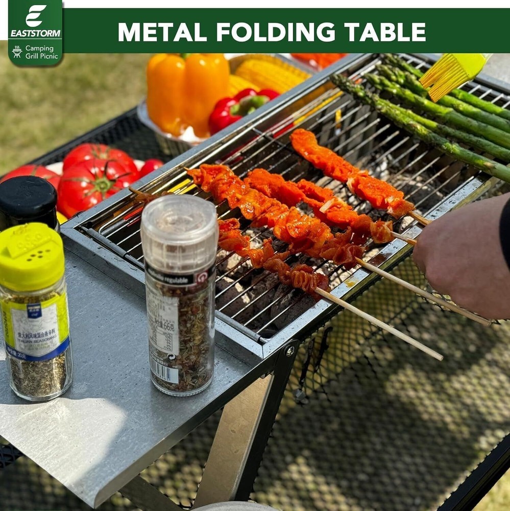Compact Folding Table Portable Picnic Table for Grill Camping Easy for Storage