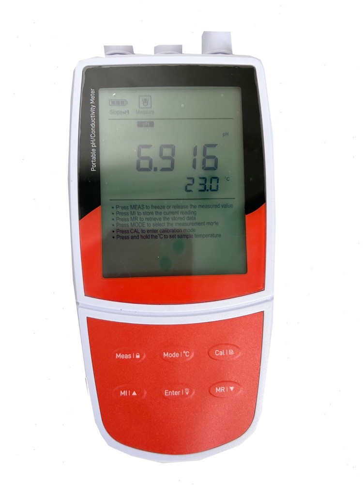 Multi parameter Water Quality Analyzer with Standard Fluid ±1999.9mV PH Electrde
