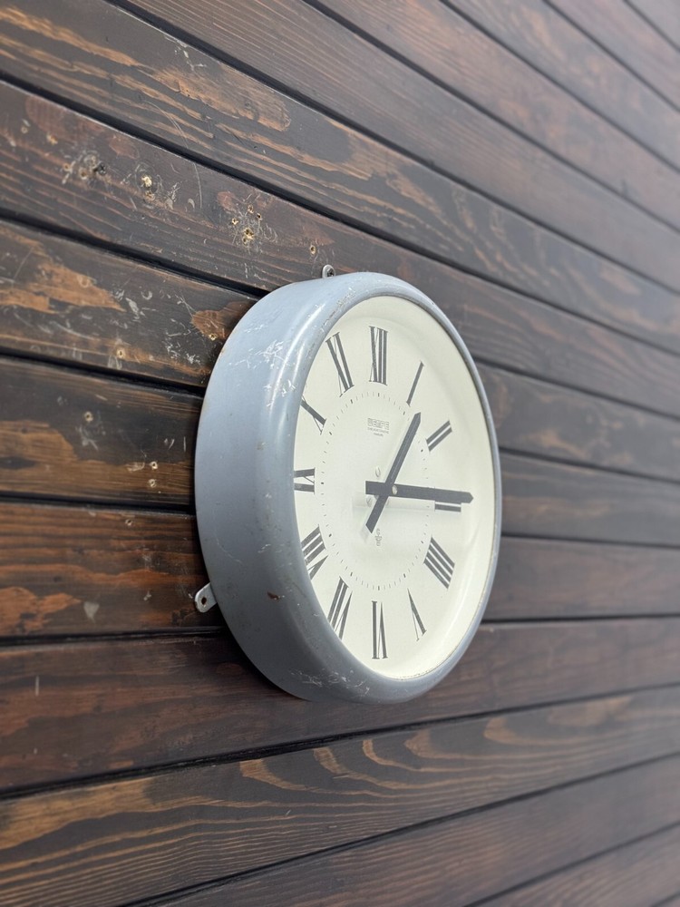 Authentic German-Made Wempe Ship Clock – Victorian Nautical Wall Timepiece